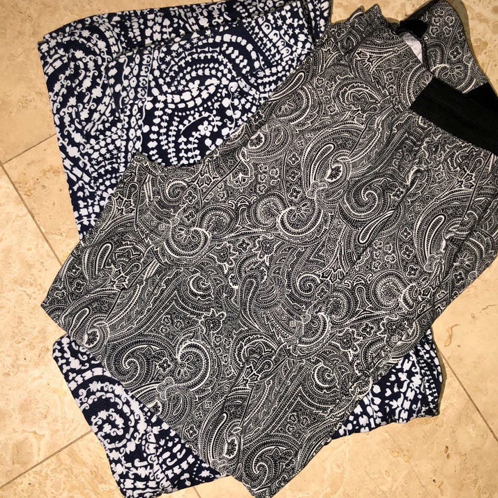 Wide Leg Slip On Pants 2X